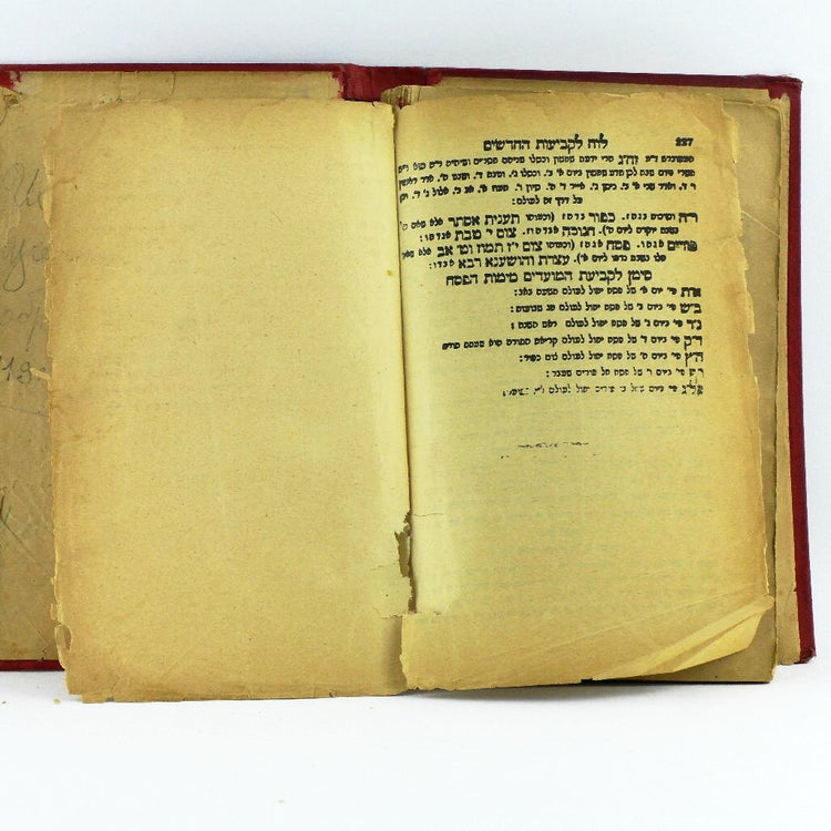 Libro judío antiguo Viena 1890 / Vienne 5650 Machsor Tom 3