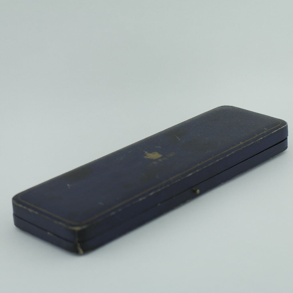 Antigua cuchara de unción de plata maciza de 1936 de 245 mm fabricada por Charles Edwin Turner en Birmingham