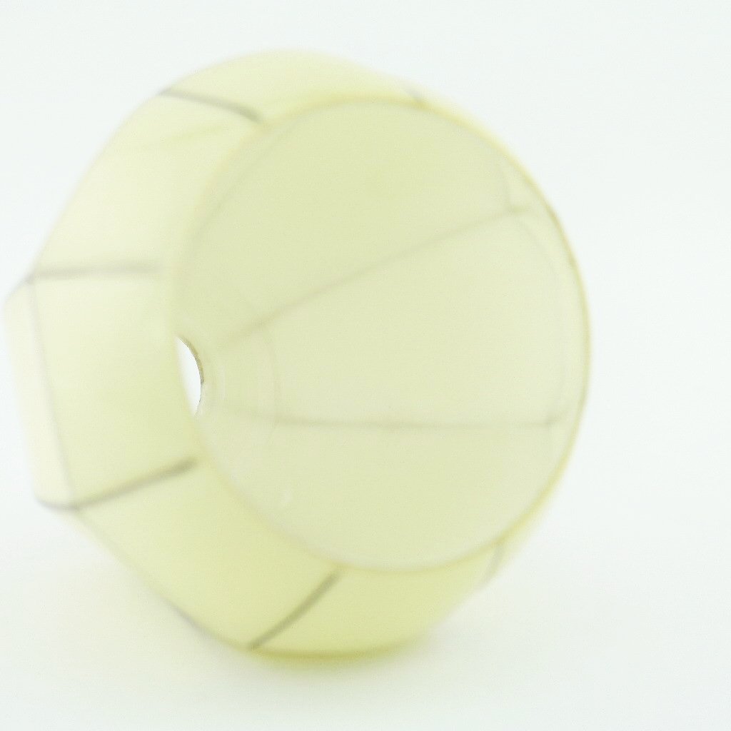 Bohemian antique milk glass lamp shade made in Czechoslovakia 1920's