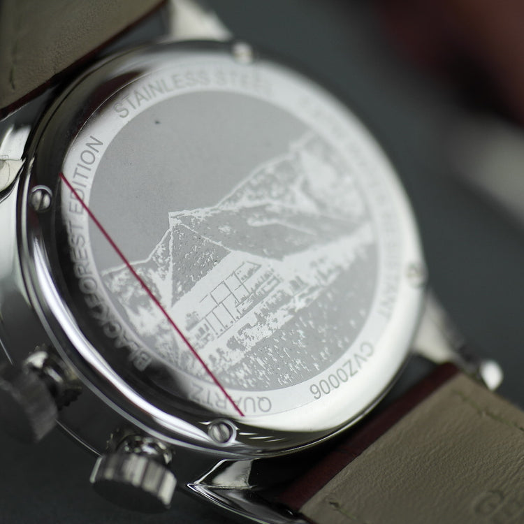 German Carl von Zeyten Swiss Quartz wrist watch - Etterlin - Leather strap