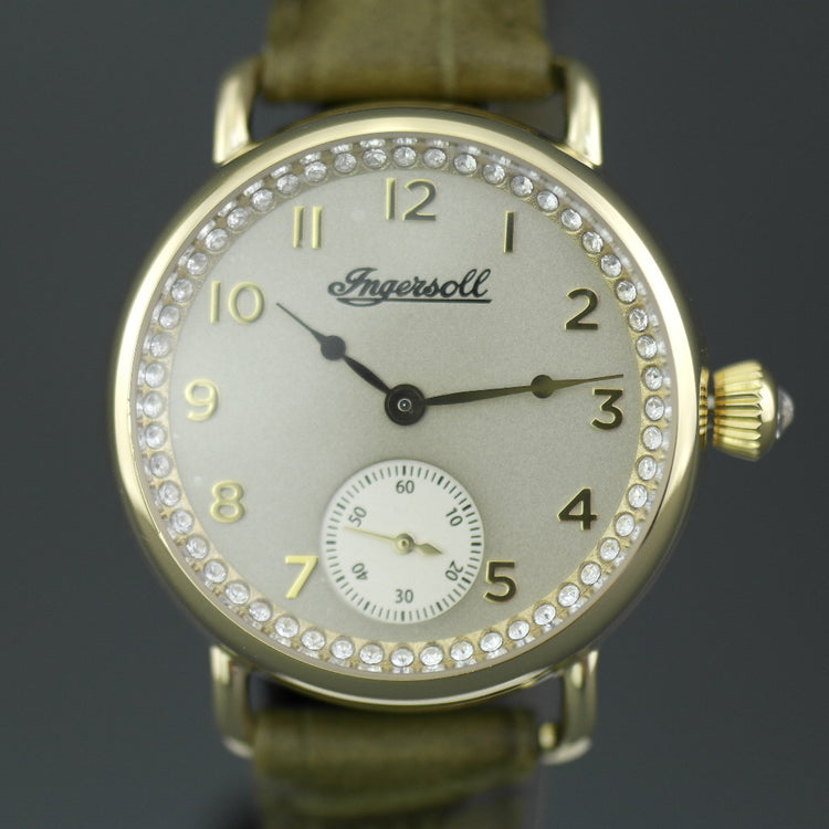 Ingersoll The Trenton Quartz Damenarmbanduhr mit Lederarmband