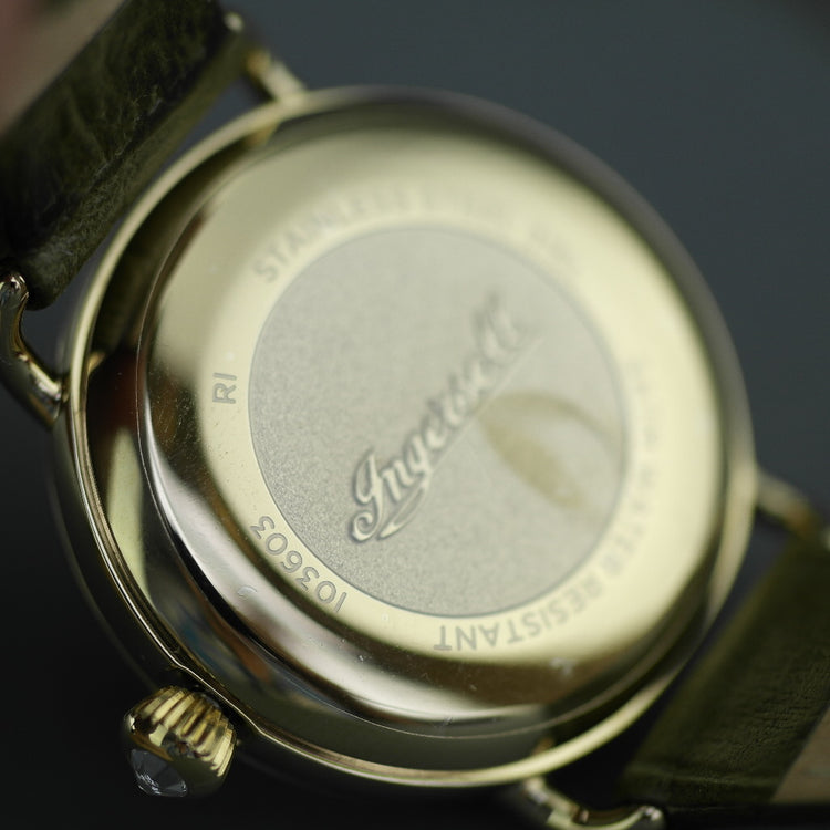 Ingersoll The Trenton Reloj de pulsera de cuarzo para mujer con correa de piel