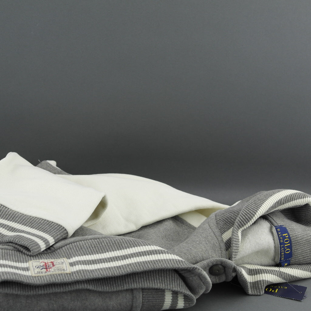 Polo Ralph Lauren Grey baseball fleece jacket Cardigan Regent