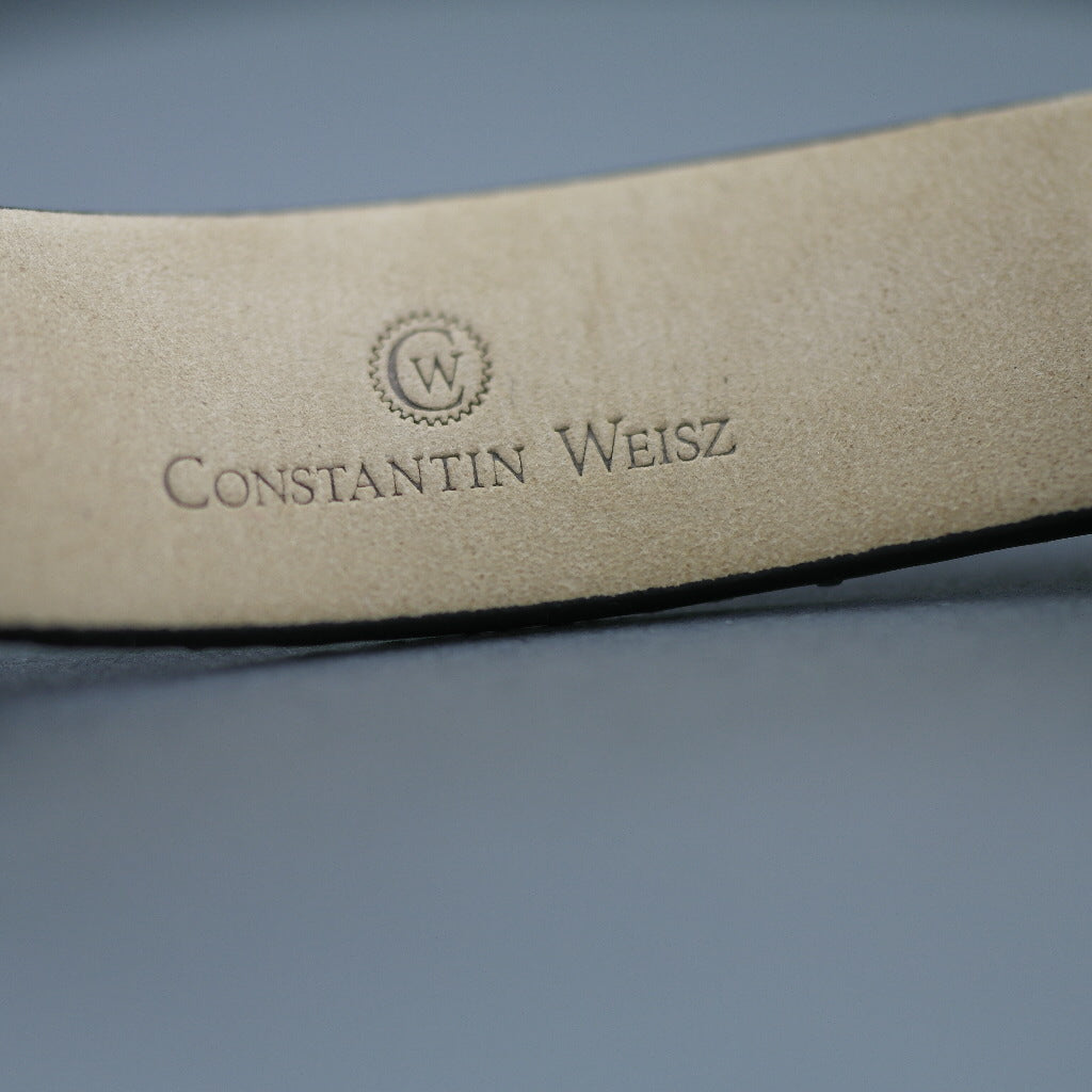 Constantin Weisz Skeleton Automatik-Armbanduhr mit rosafarbener Lünette