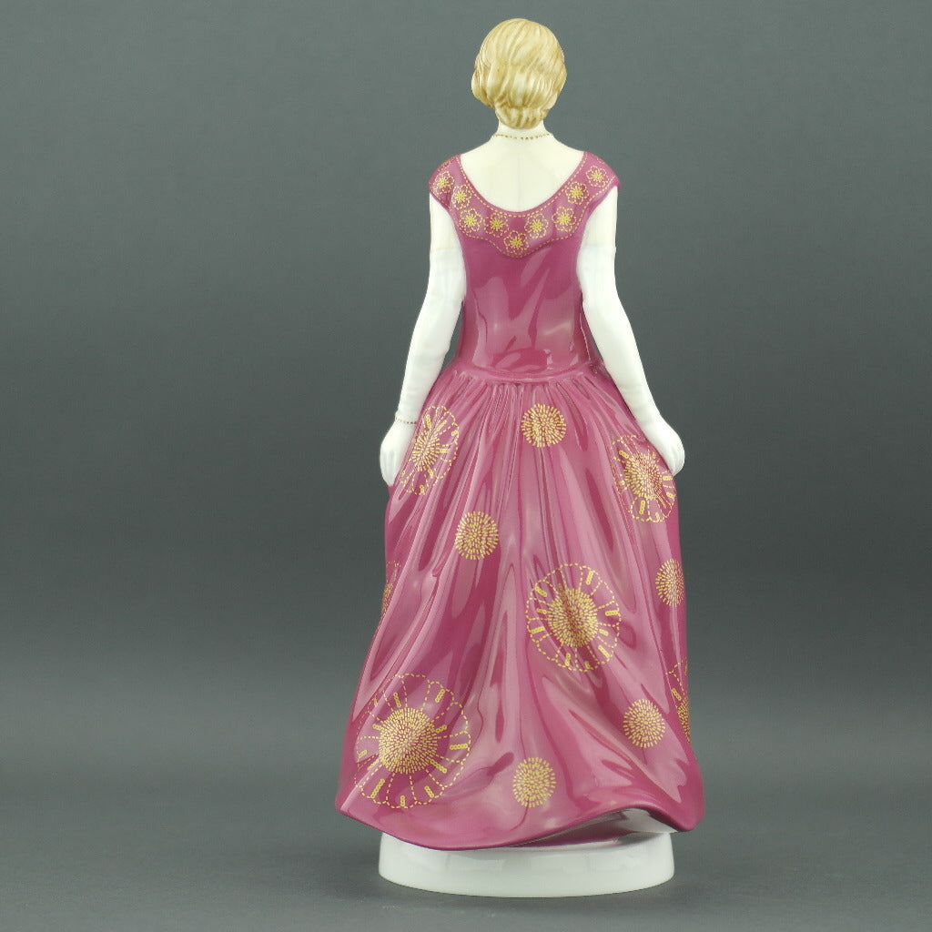 Downton Abbey Lady Rose handgemachte Figur aus Knochenporzellan