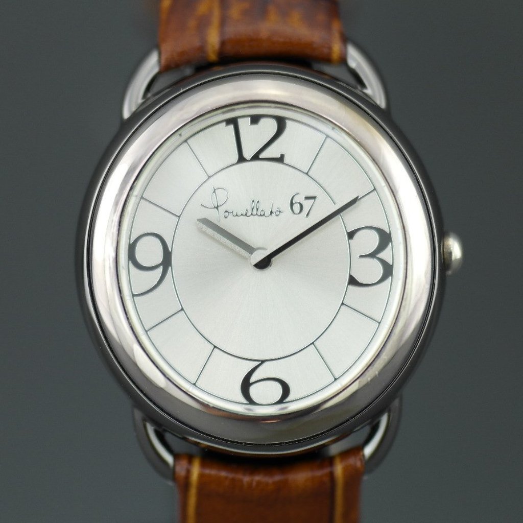 Reloj suizo Pomellato 67 de edición limitada para mujer con números arábigos y correa de piel 