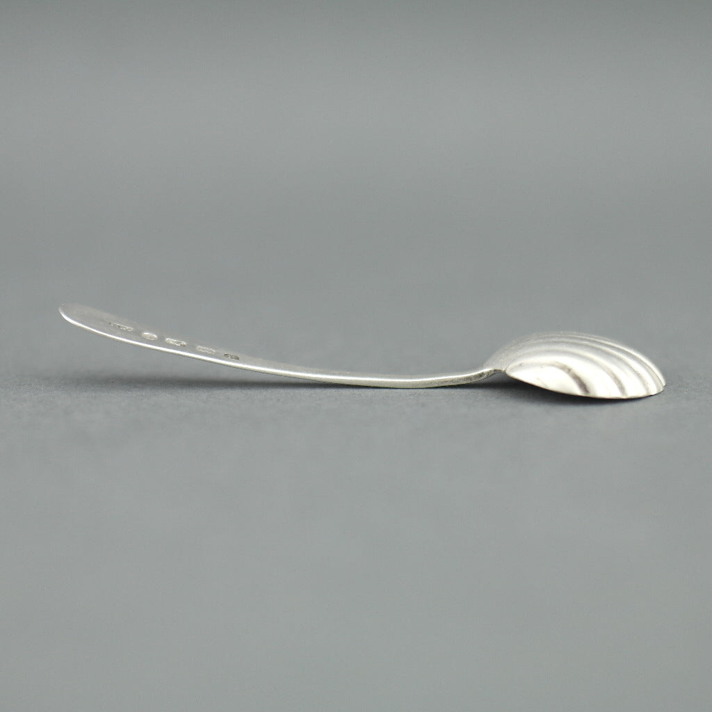 Antique 1866 sterling silver spoon salt Birmingham Hilliard Thomason 19thC