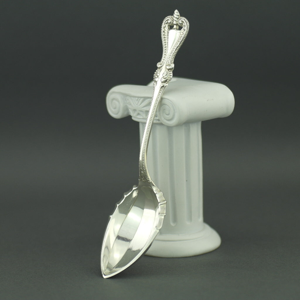 Antique 1885 Sterling silver desert spoon USA 925