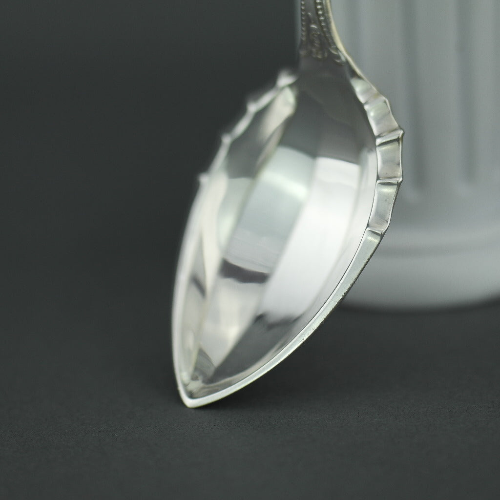 Antique 1885 Sterling silver desert spoon USA 925