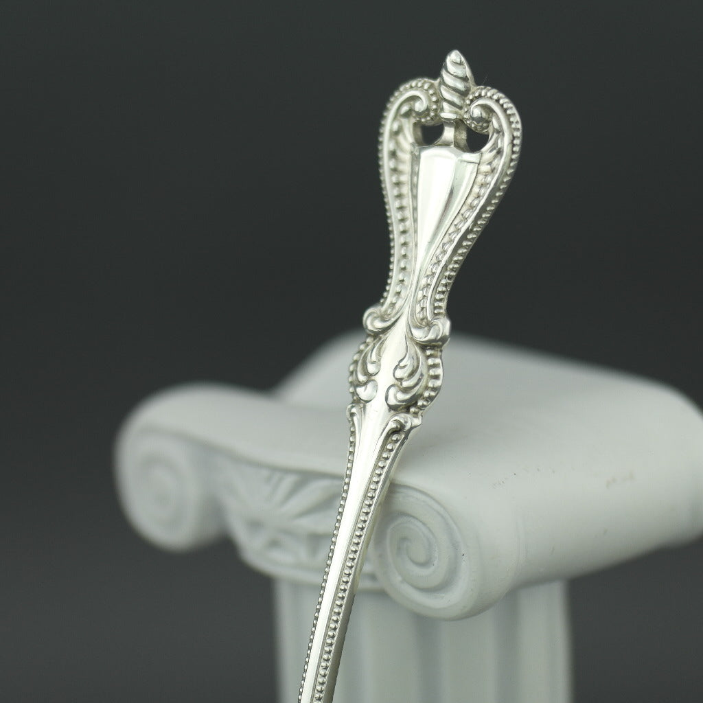 Antique 1885 Sterling silver desert spoon USA 925