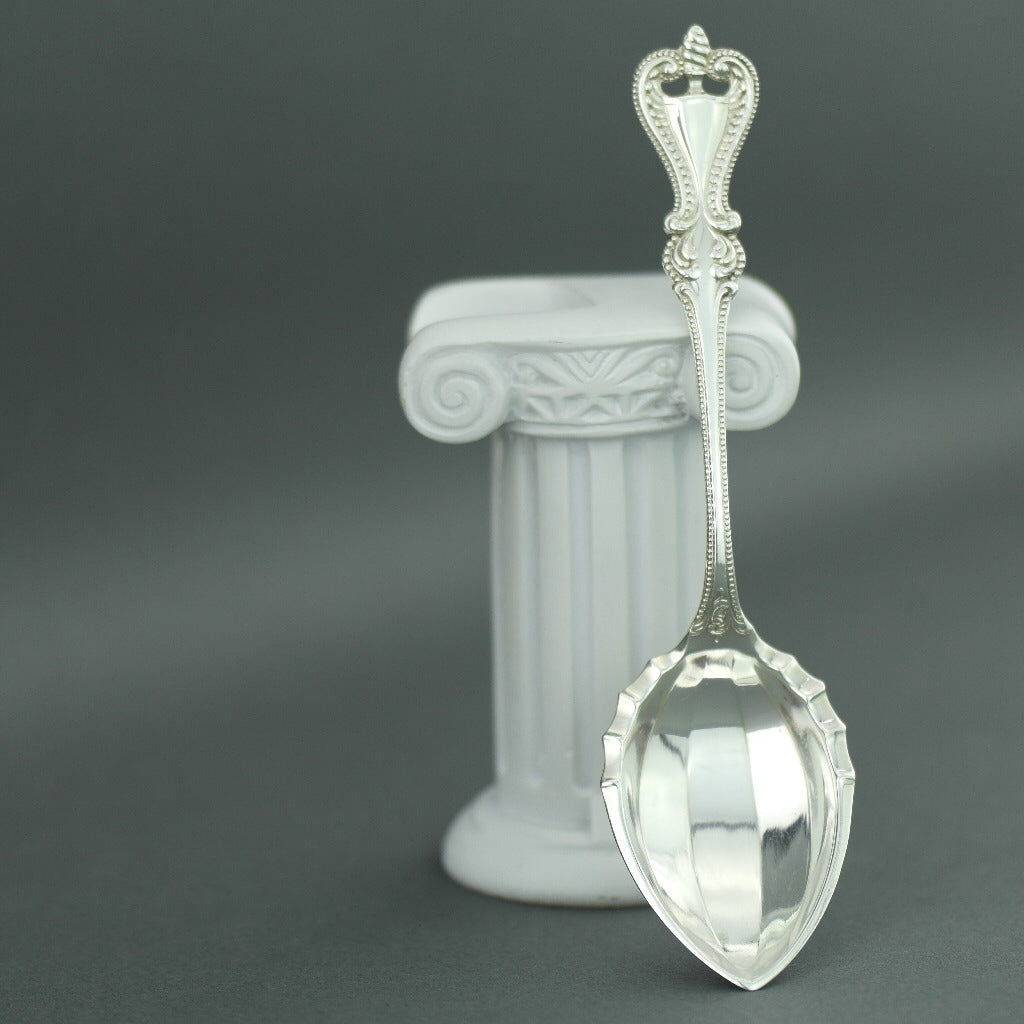 Antique 1885 Sterling silver desert spoon USA 925