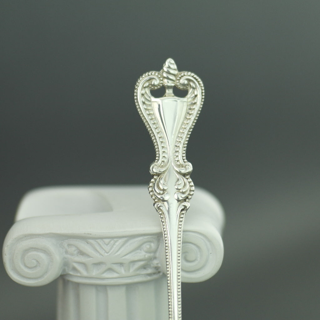 Antique 1885 Sterling silver desert spoon USA 925