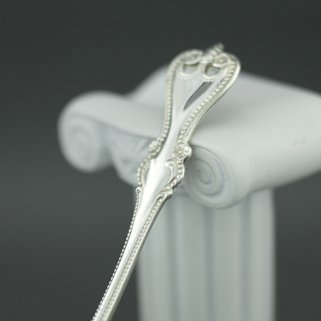 Antique 1885 Sterling silver desert spoon USA 925