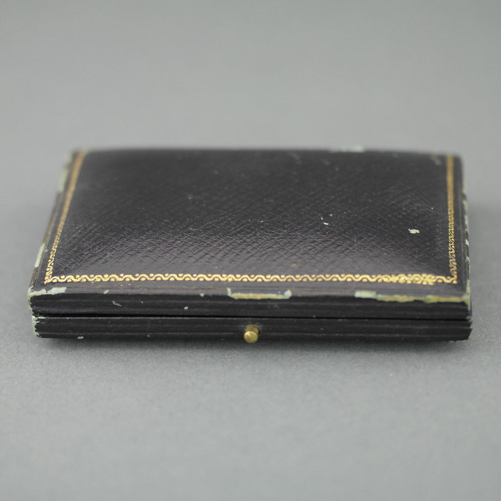Antique box for set of cufflinks and studs James Turner Goldsmith Cavendish Circus Buxton