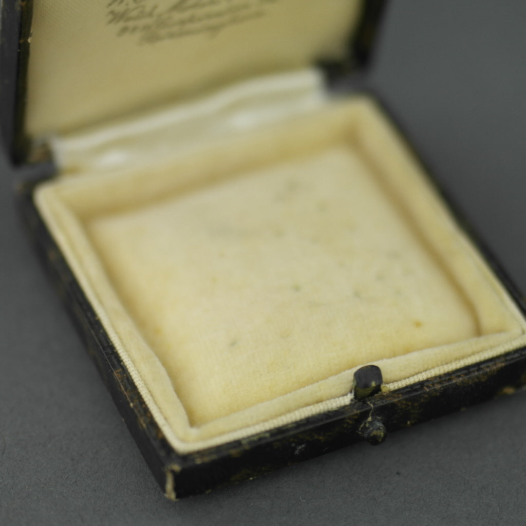 Antique box for brooch, coin, watch jewellery British Empire Birmingham W. A. Perry & Co