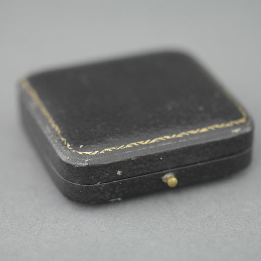 Antique black box for coin wide 32mm made in British Empire