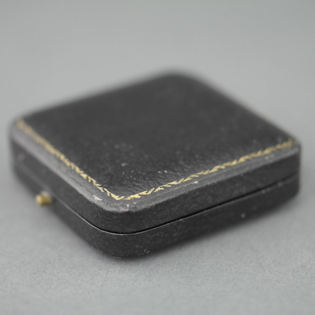 Antique black box for coin wide 32mm made in British Empire