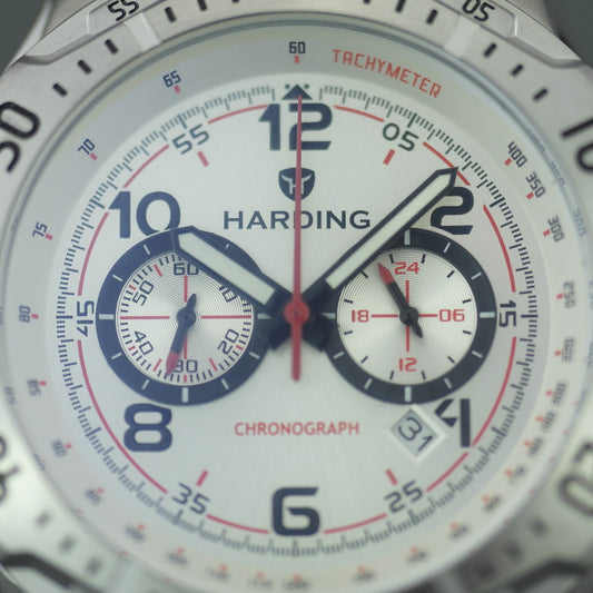 Jetstream Harding Reloj de pulsera con cronógrafo giratorio para hombre fabricado en Suiza