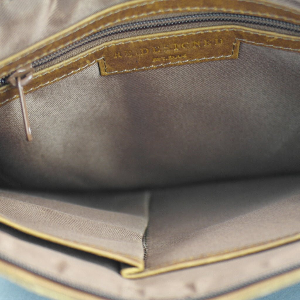 Danish Design Re Designed EST 2003 genuine leather shoulder bag