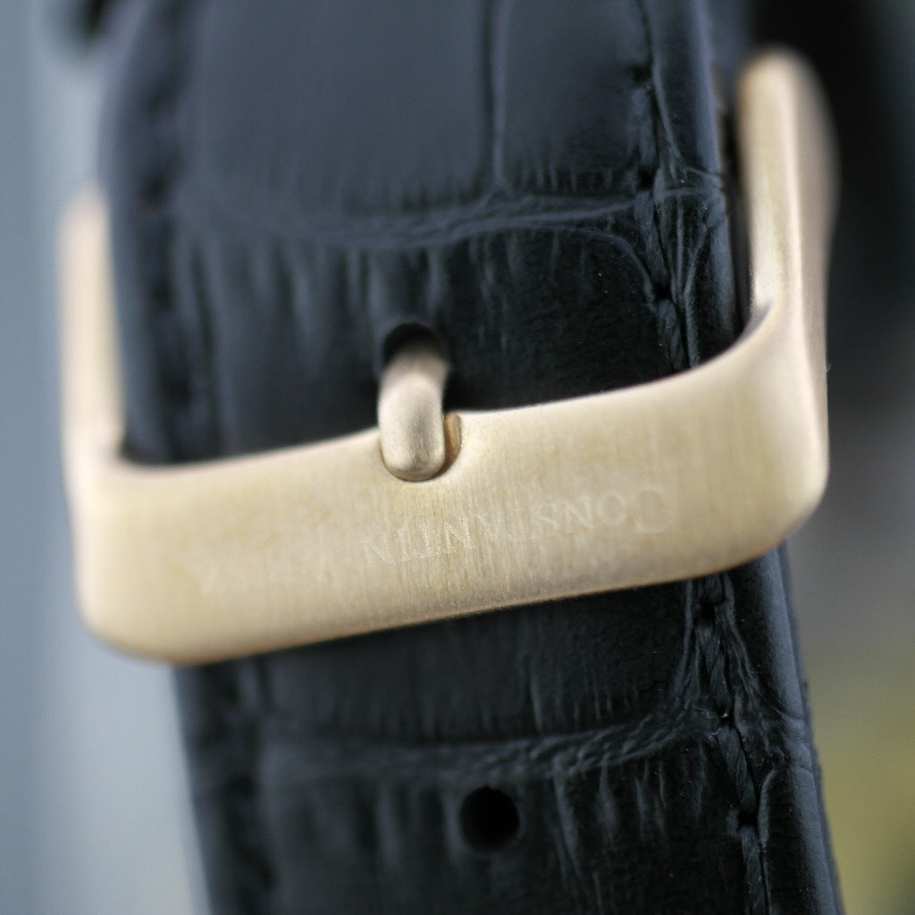 Limited Edition der automatischen, vergoldeten Dualzeit-Armbanduhr von Constantin Weisz Gent