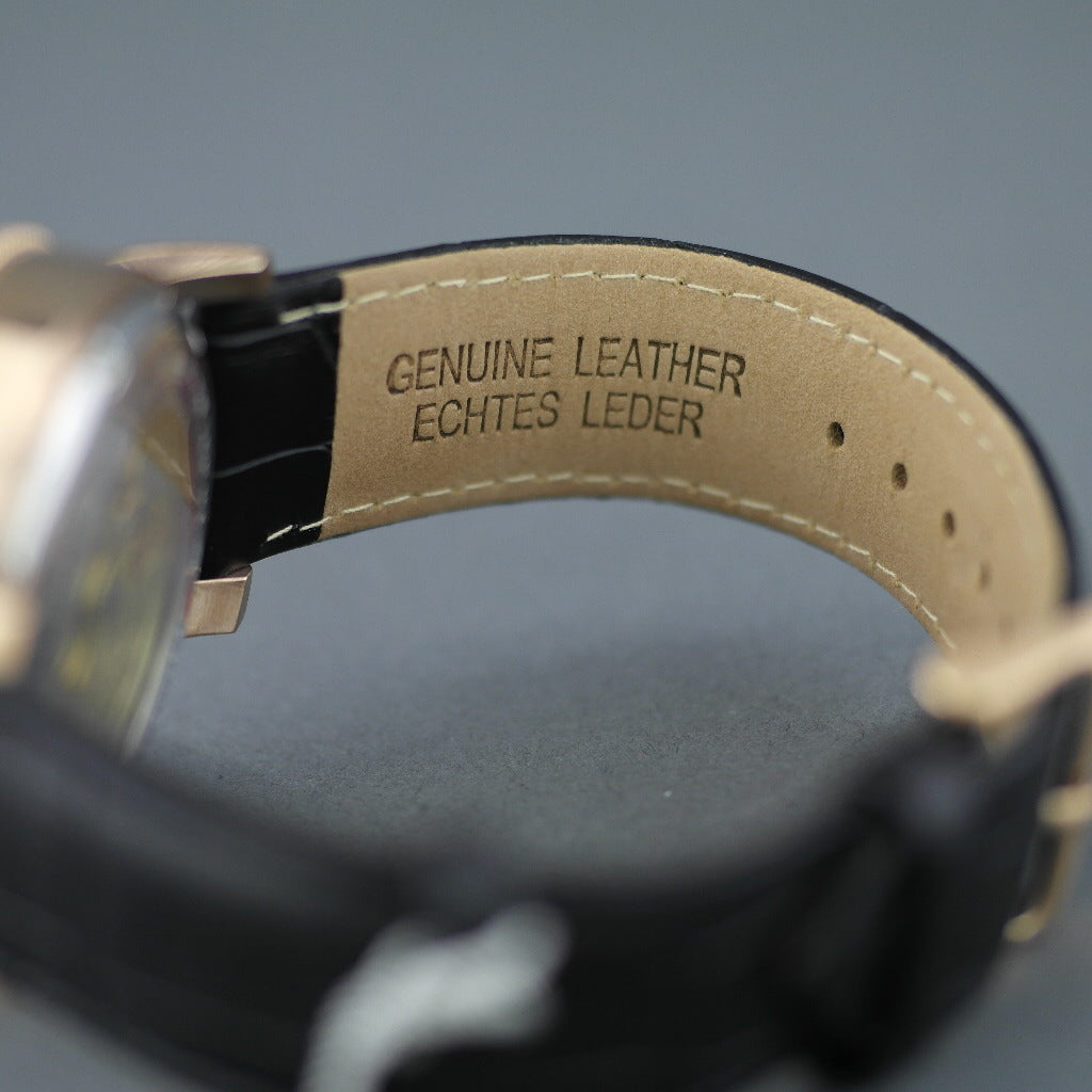 Limited Edition Constantin Weisz Gent's automatic gold plated dual time wrist watch