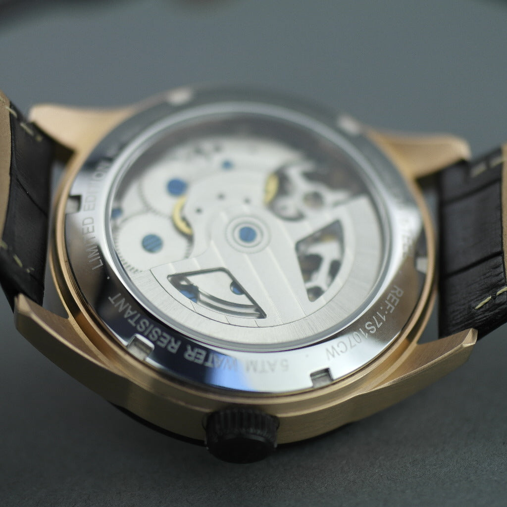 Constantin Weisz Limited Edition Herren-Armbanduhr mit automatischer Doppelunruh 