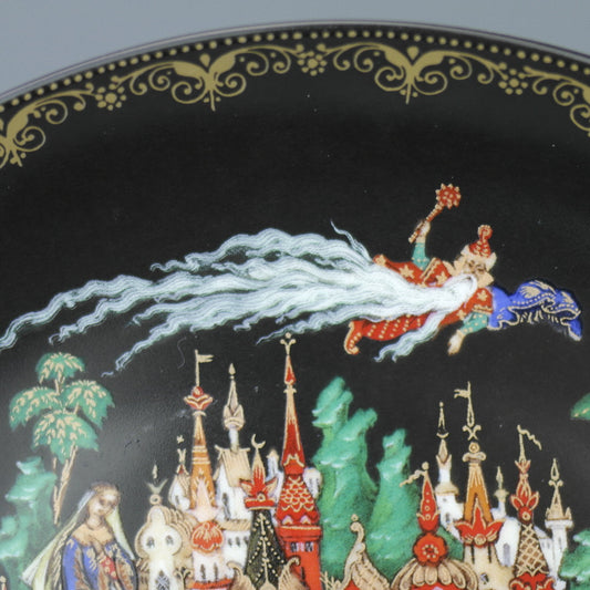 Ruslan y Ludmilla, cuentos rusos Placa Vinogradoff Porcelana, Decoración de pared