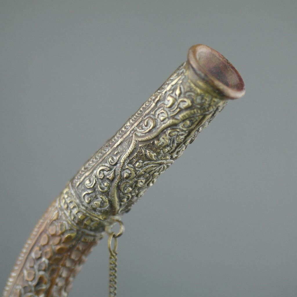 China ritual dragon horn ancient style wall decor