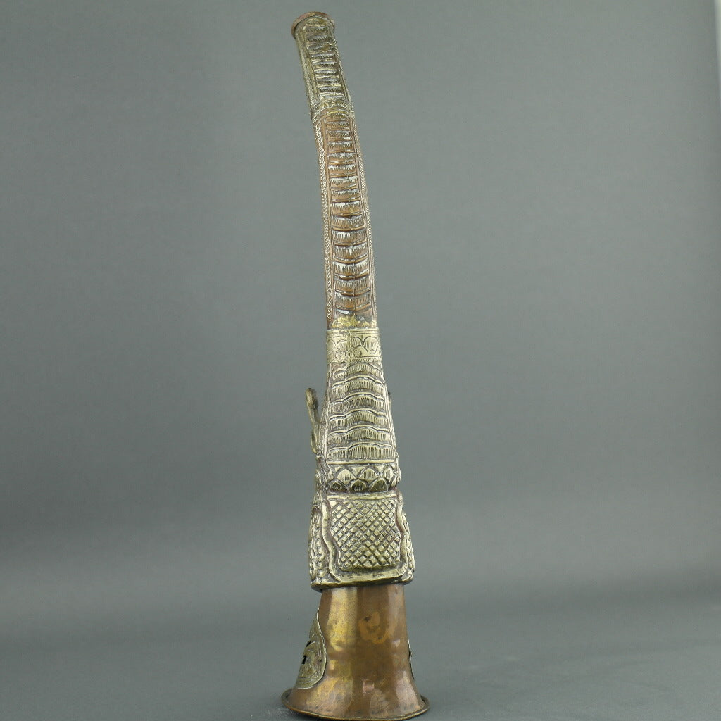 China ritual dragon horn ancient style wall decor