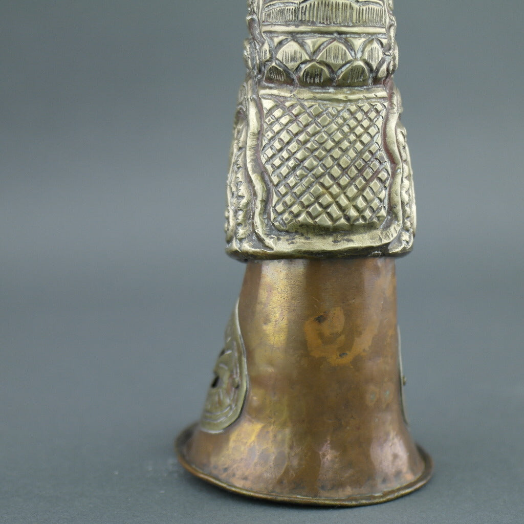 China ritual dragon horn ancient style wall decor