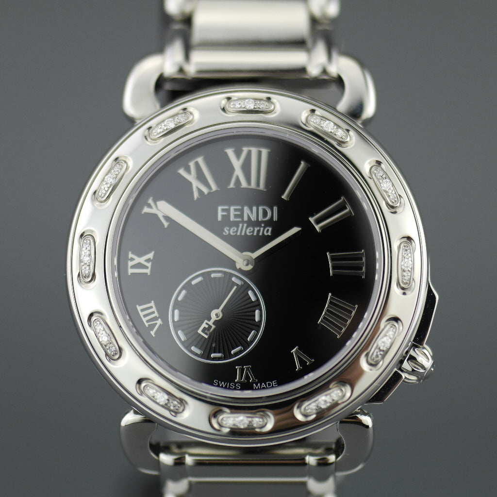 Fendi Selleria Diamonds Schweizer Armbanduhr