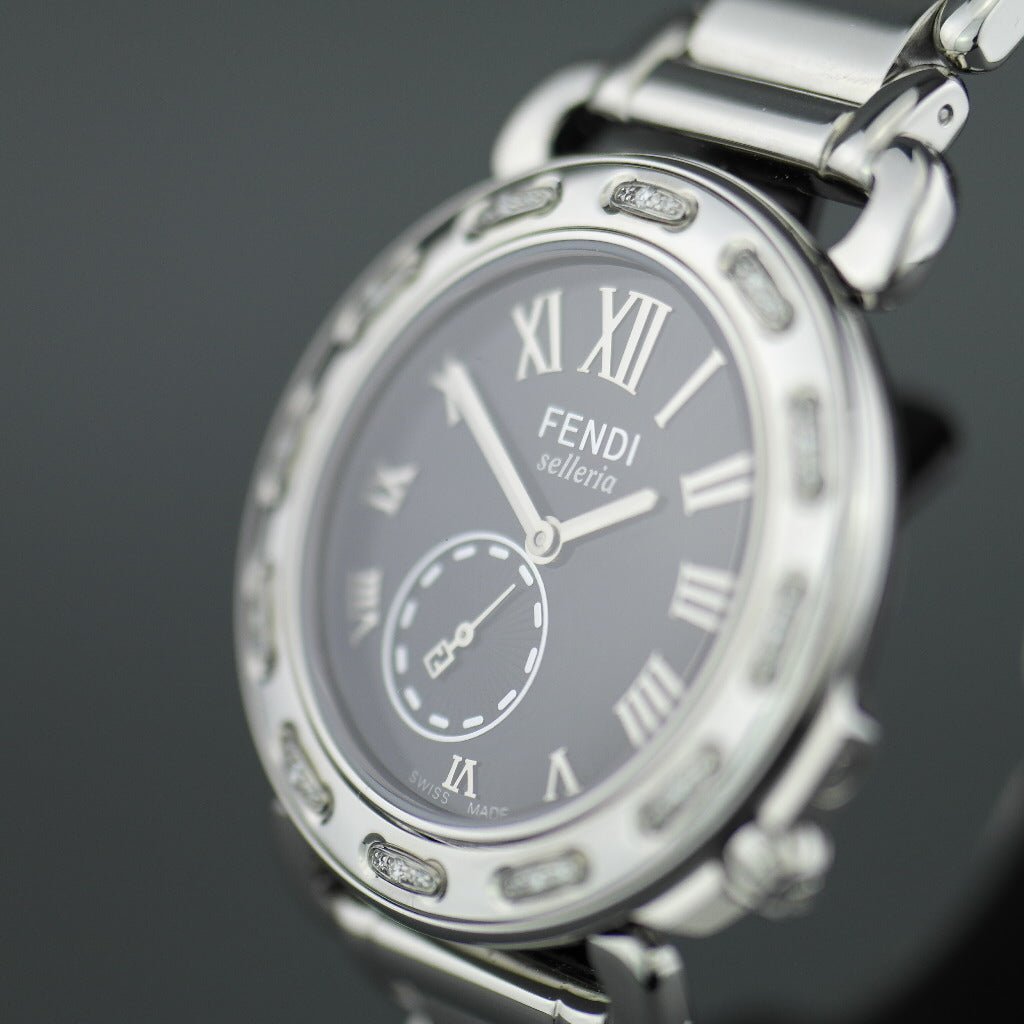 Fendi Selleria Diamonds Schweizer Armbanduhr