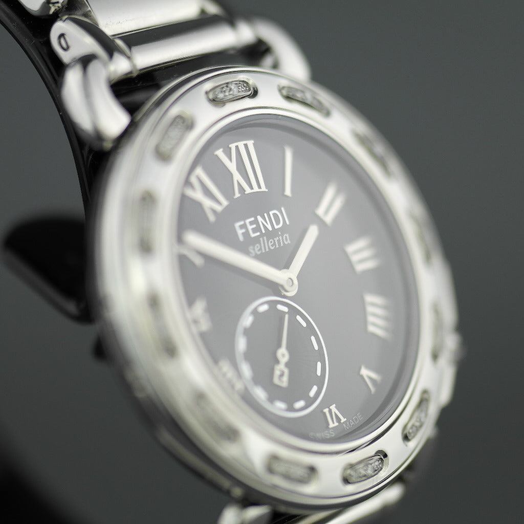 Fendi Selleria Diamonds Swiss wrist watch