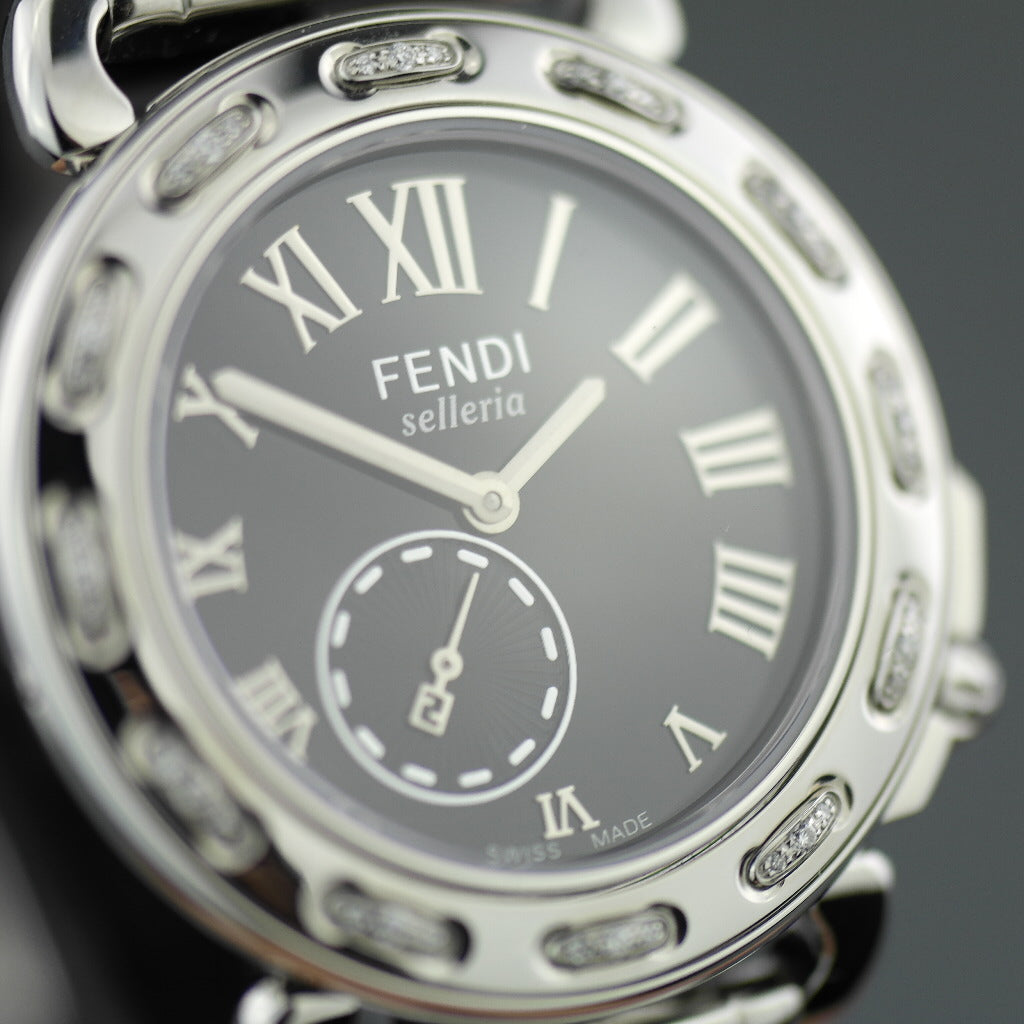Fendi Selleria Diamonds Swiss wrist watch