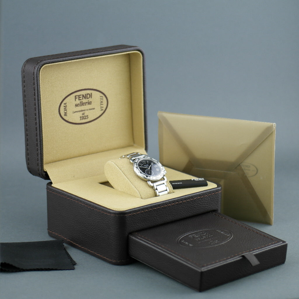 Fendi Selleria Diamonds Swiss wrist watch