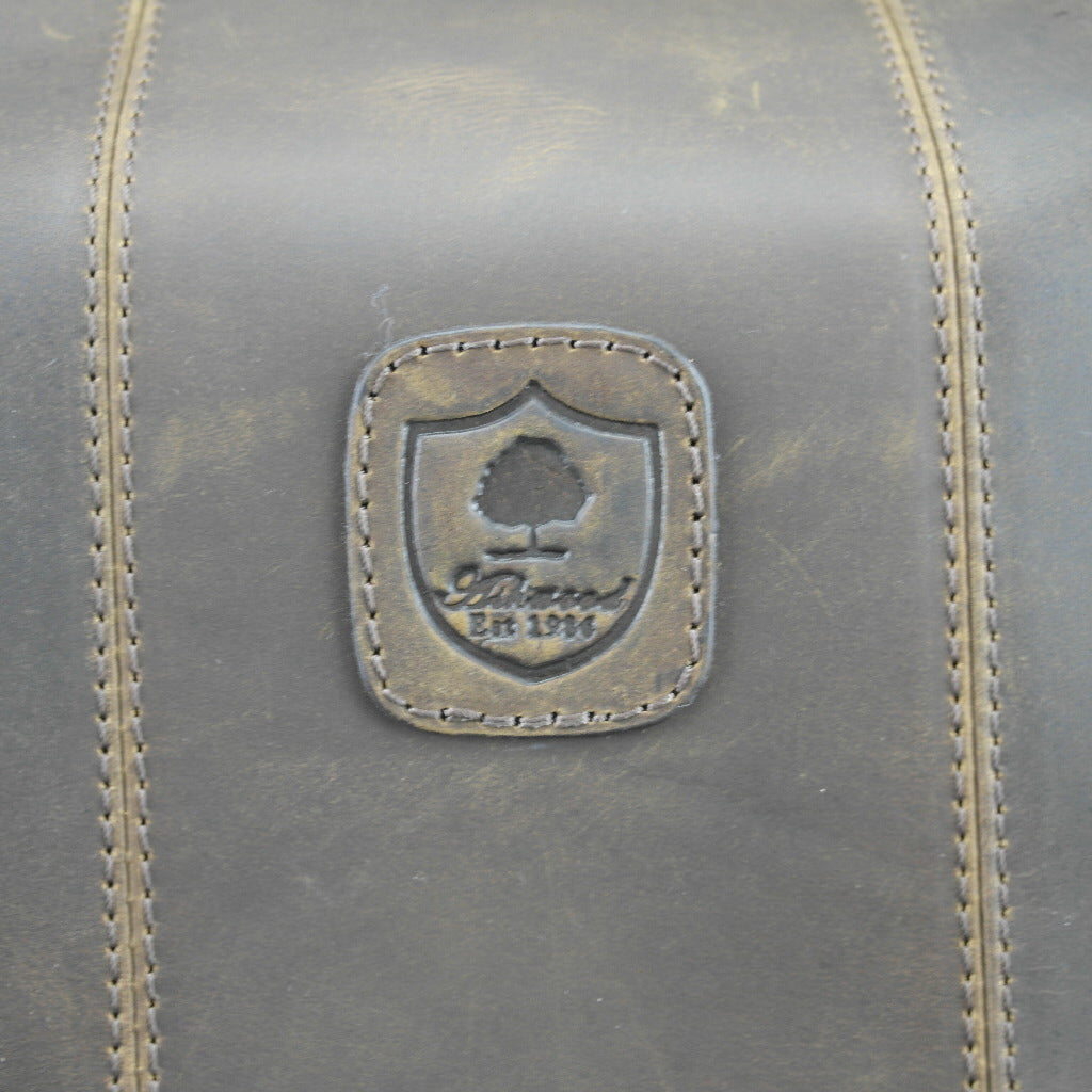 Ashwood Genuine Leather Holiday Business Sport Large Holdall Travel bag mud colour