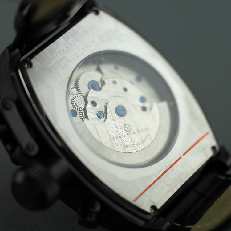 Constantin Weisz Automatische Armbanduhr mit offenem Herzen und Perlmutt-MOP-Zifferblatt