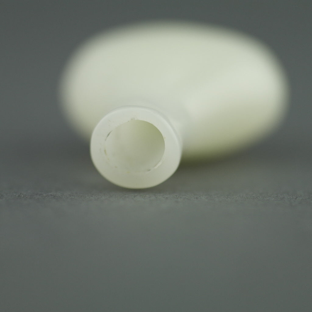 Botella de rapé de Jade blanca coleccionable