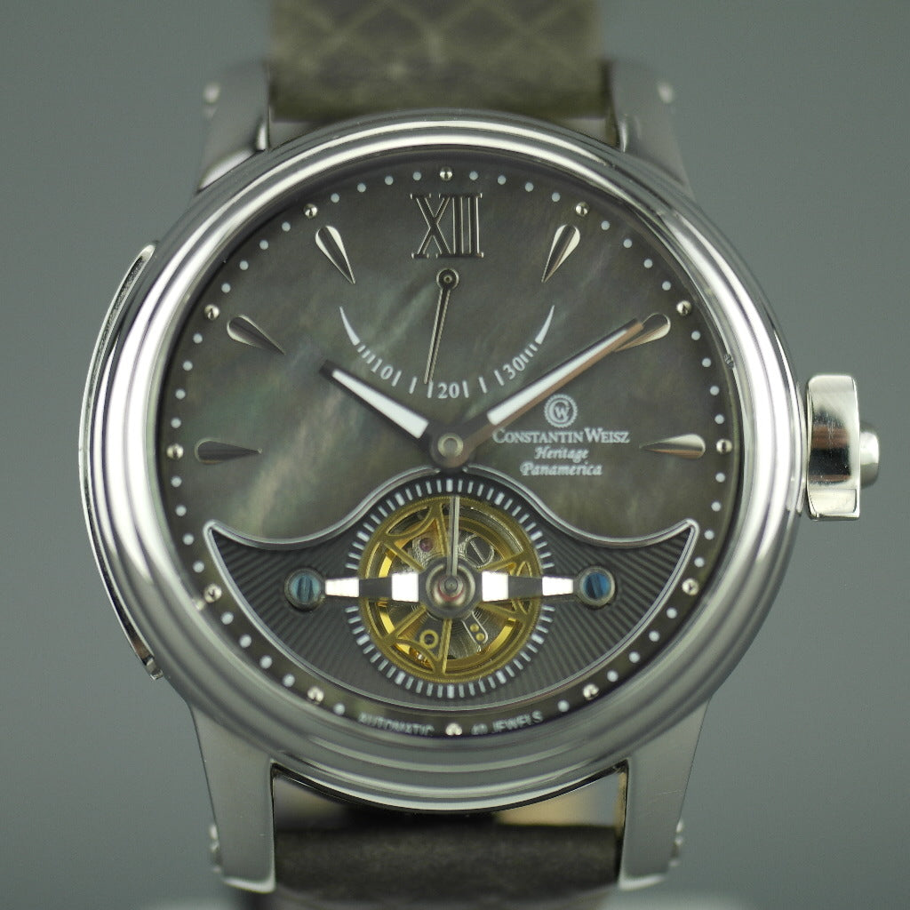 Constantin Weisz Heritage Panamerica Automatik-Armbanduhr mit 40 Steinen