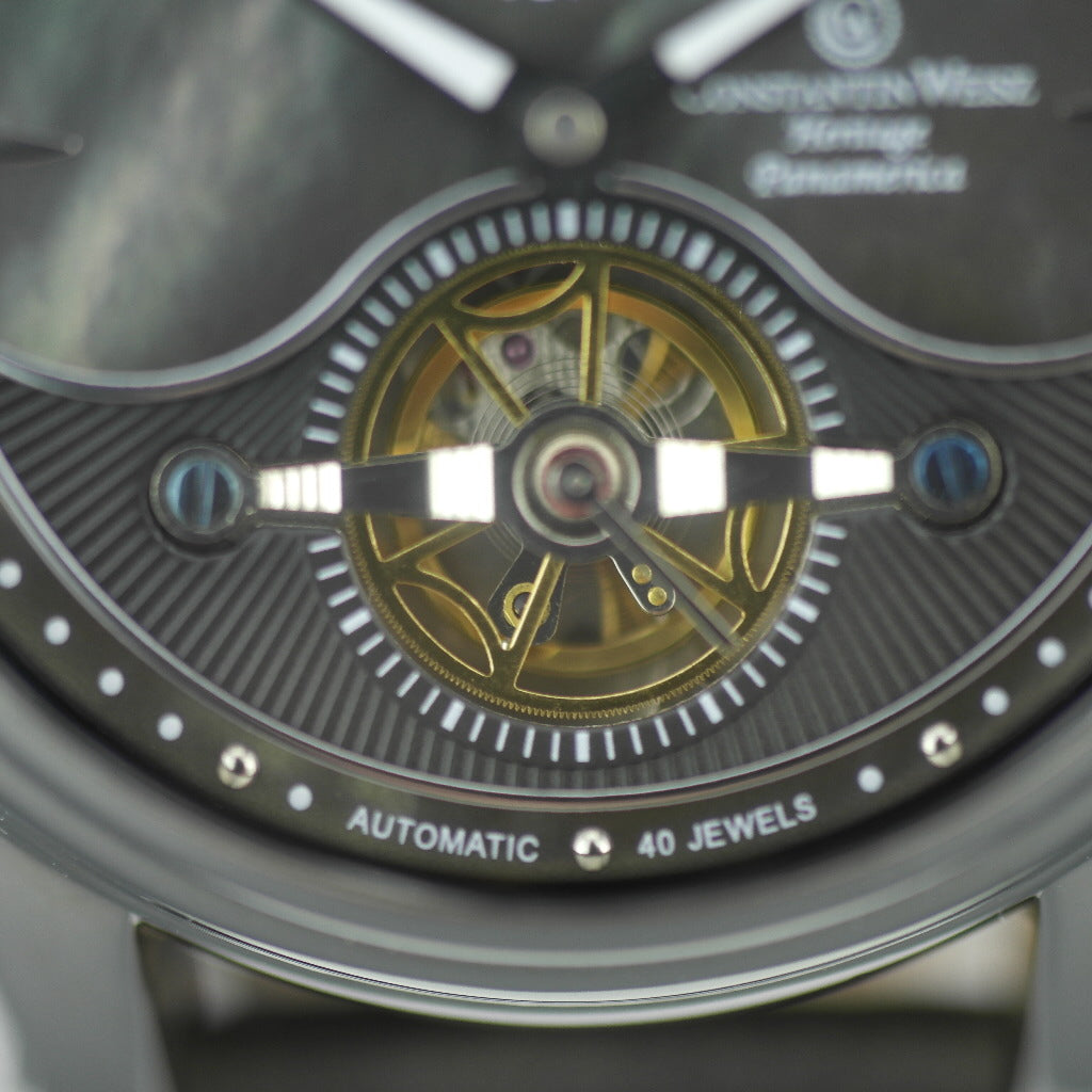 Constantin Weisz Heritage Panamerica Automatik-Armbanduhr mit 40 Steinen