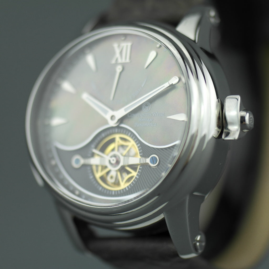 Constantin Weisz Heritage Panamerica Automatik-Armbanduhr mit 40 Steinen