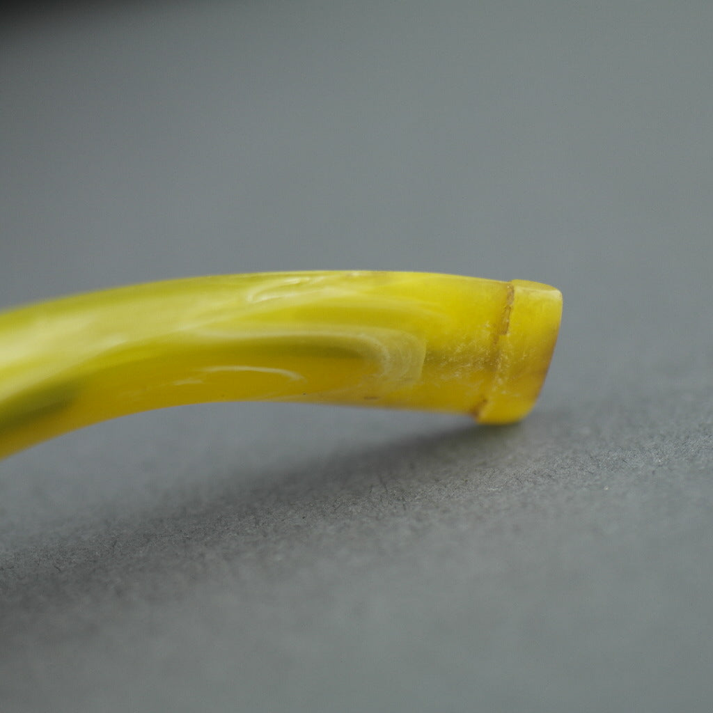 Antique Meerschaum pipe with carved Baltic Amber mouthpiece