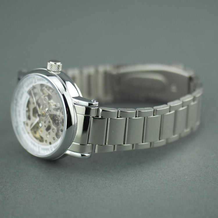 Jean Bellecour Automatic Skeleton Edition wrist watch stainless steel bracelet