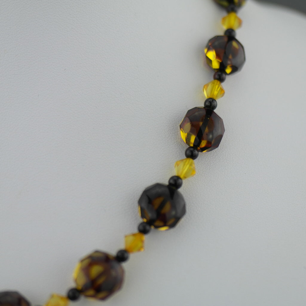 Spektakuläre deutsche Ostsee-Naturbernsteinperlen-Halskette