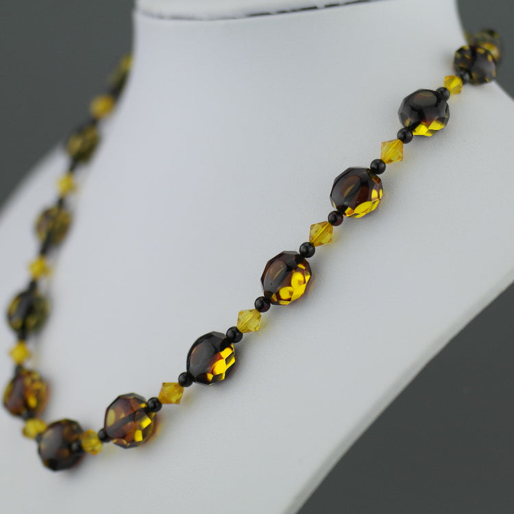 Spectacular German Baltic sea Natural Amber beads necklace
