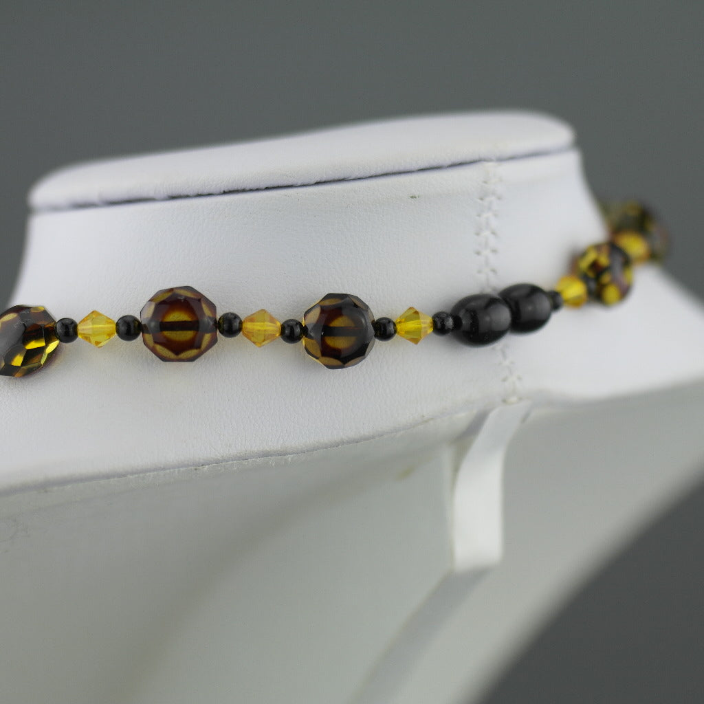 Spektakuläre deutsche Ostsee-Naturbernsteinperlen-Halskette