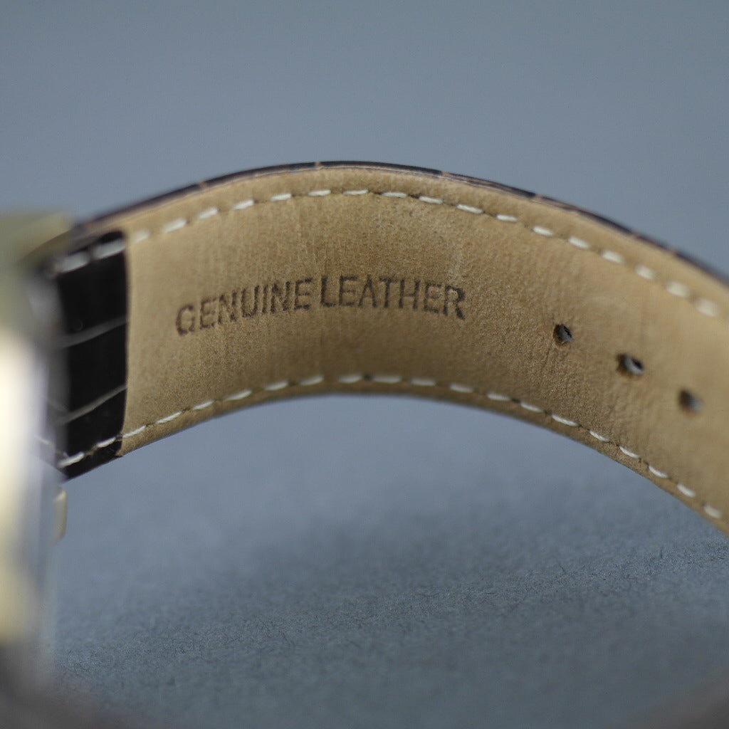 Automatische Armbanduhr „Moscow Time“ mit offenem Herzen und echtem Lederarmband