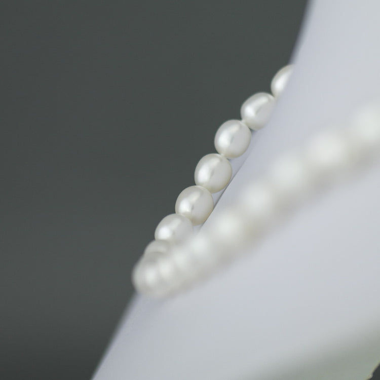 Kyoto Pearls-Halskette mit zweifarbigem 9-Karat-Goldverschluss
