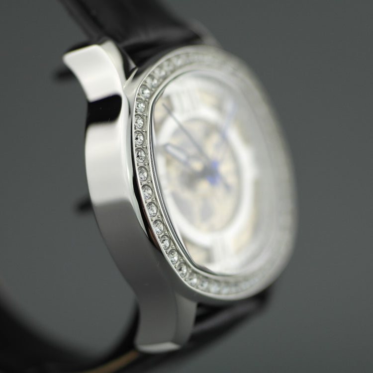 Constantin Weisz Skeleton Edition Automatik-Armbanduhr mit 45 Kristallen
