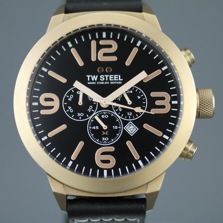 TW Steel Marc Coblen Edition Reloj cronógrafo para hombre con correa